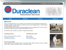 Tablet Screenshot of duracleannh.com